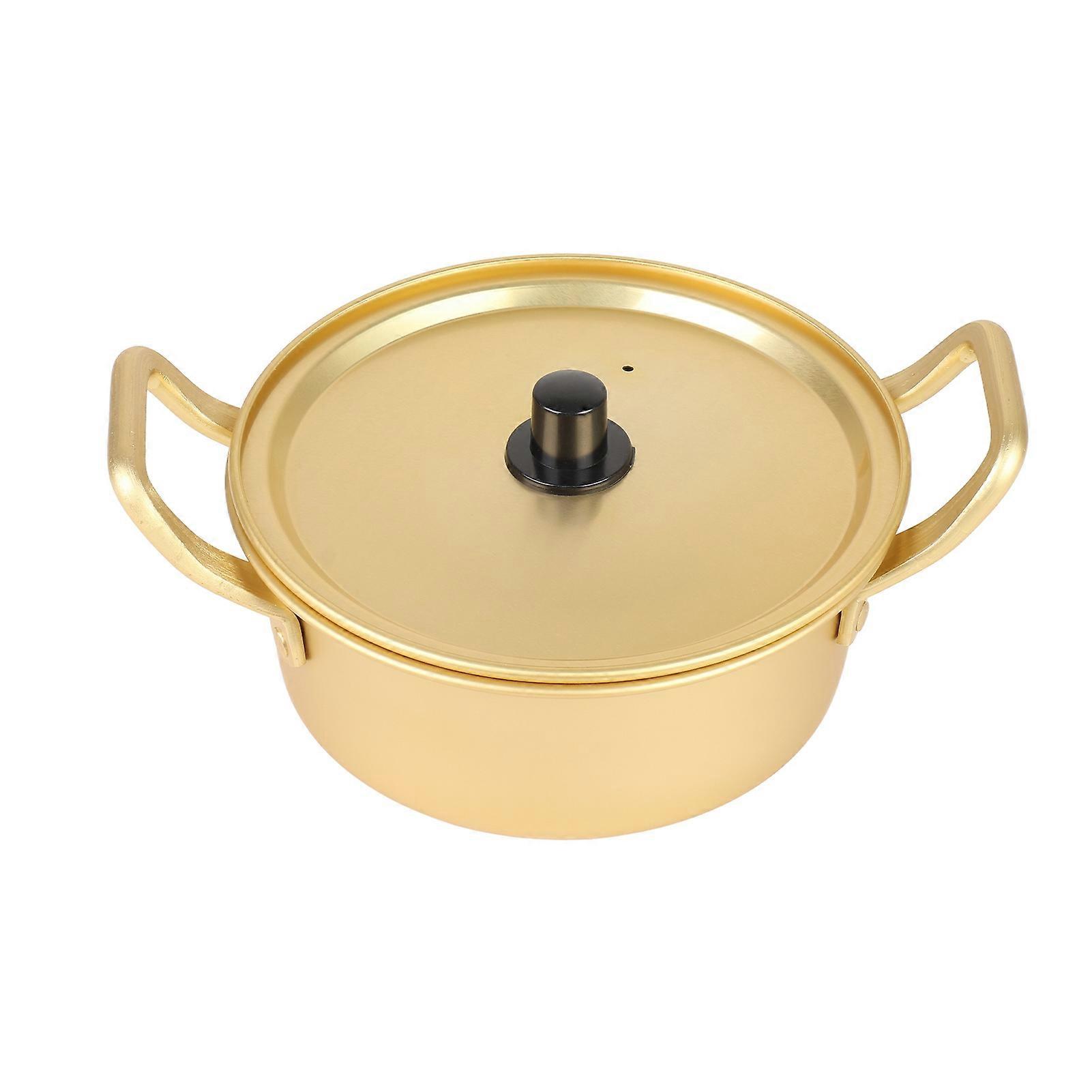 Ramen coreano Noodle Pot coreano giallo coreano Stockpot Instant Noodles Pot (16cm)