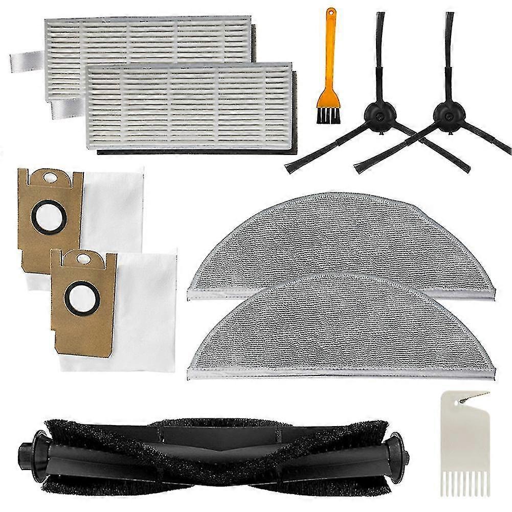 11pcs Replaceable Accessories Hepa Filters Dust Bag Side Main