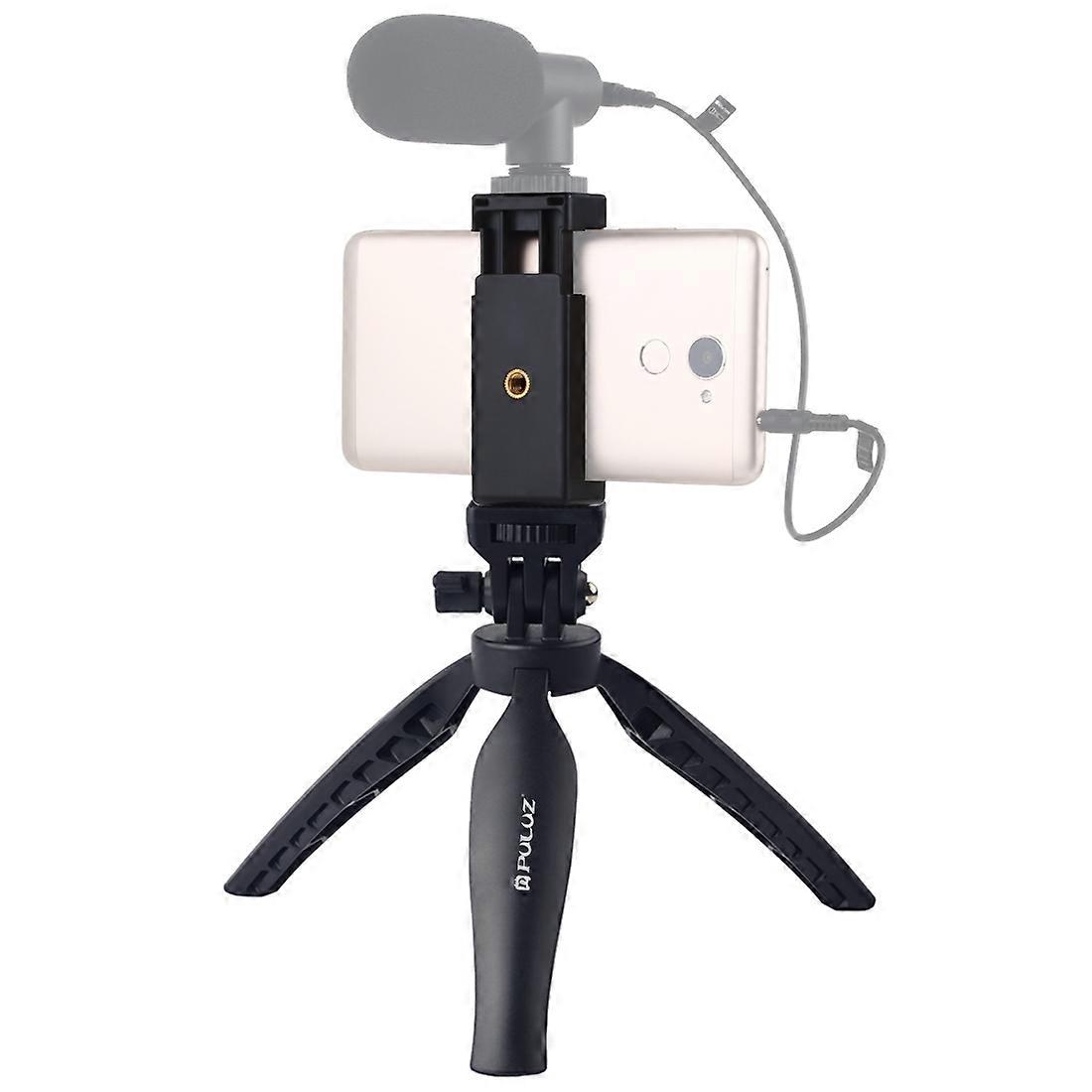 PULUZ Desk Plastic Tripod Mount with Phone Clamp