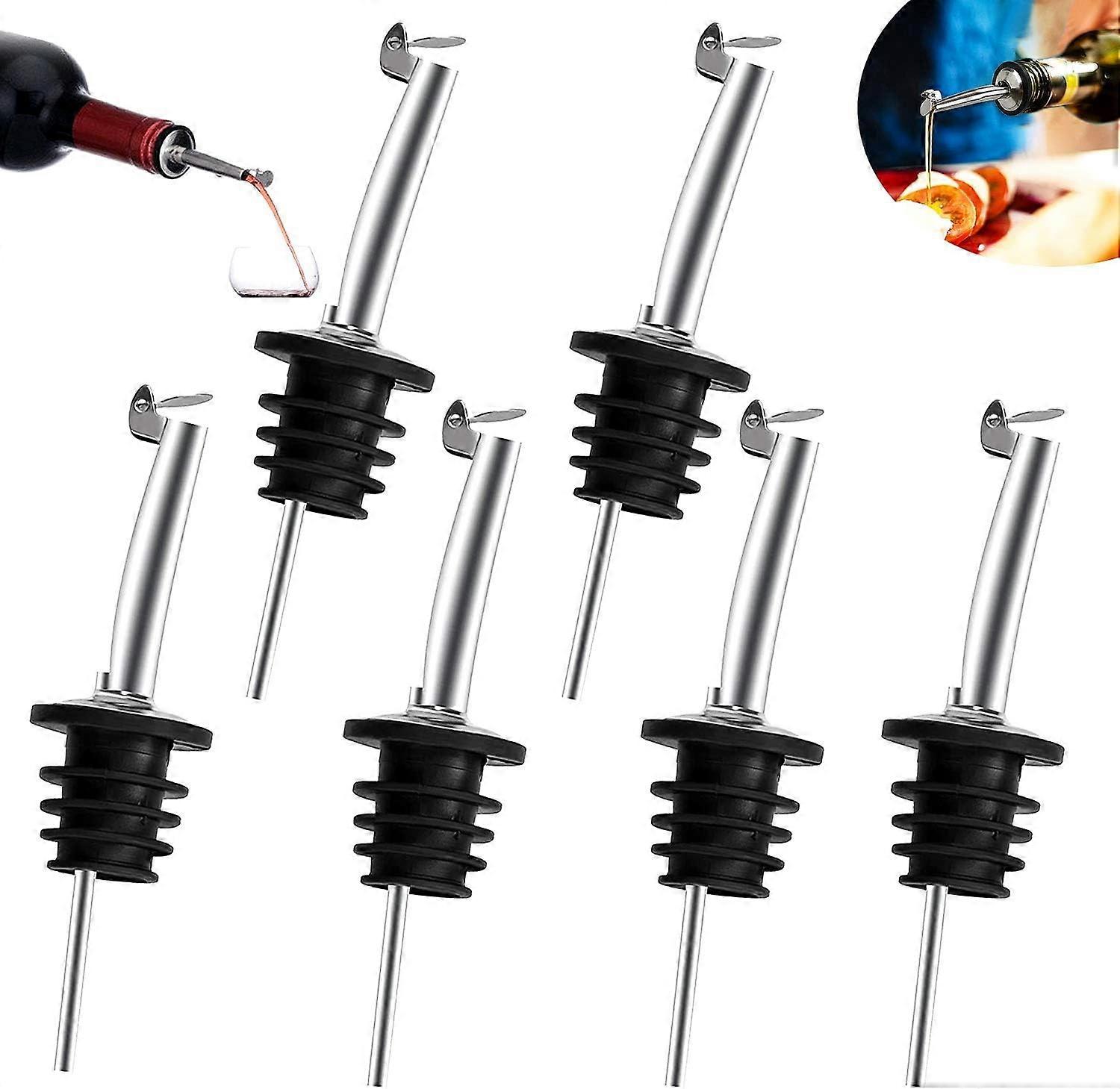 Flaske pourer, rustfritt stål pourer tut, olivenolje pourer tut, vin tut