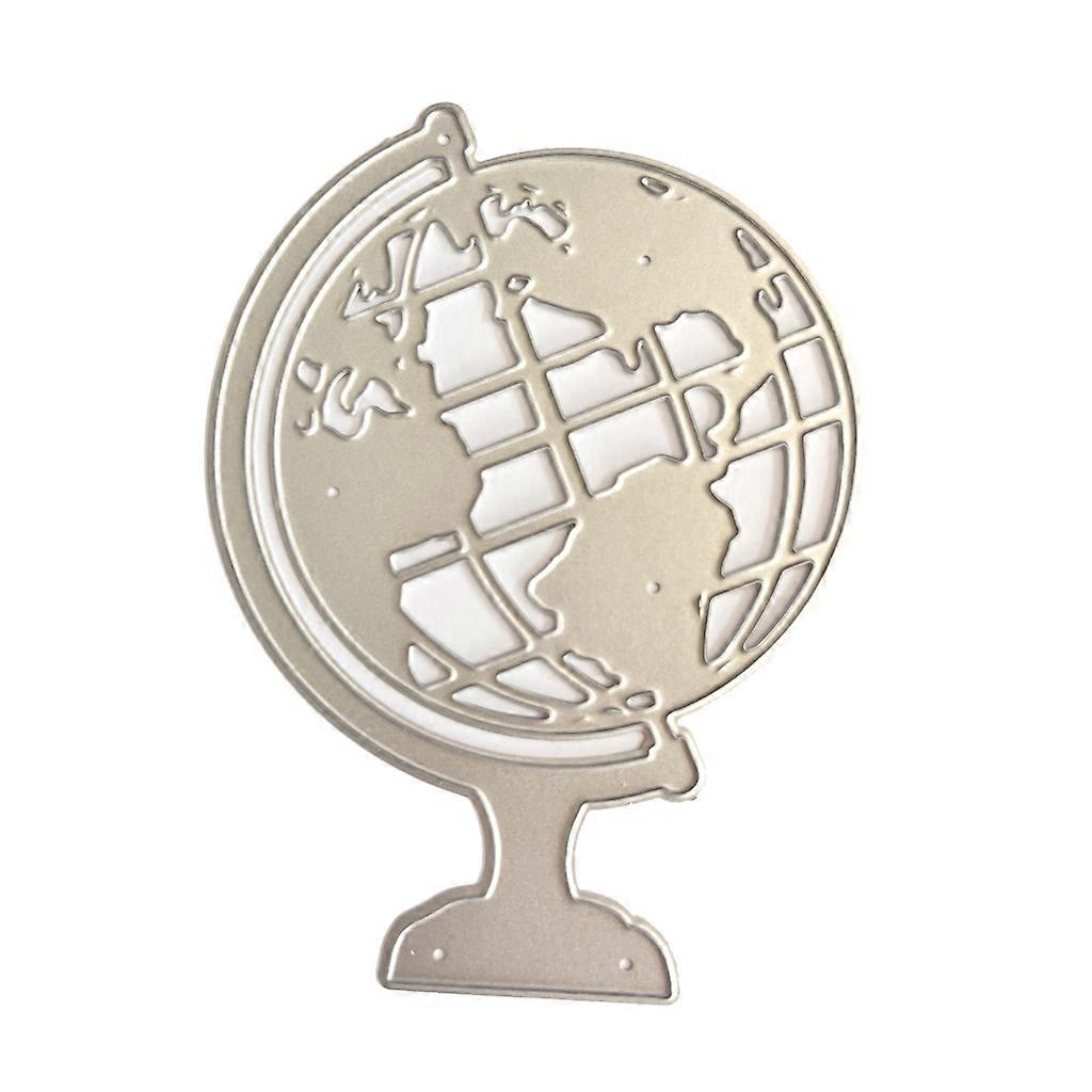1Set Globe Metal Cutting Dies Handmade Stencil Mold Embossing Pattern