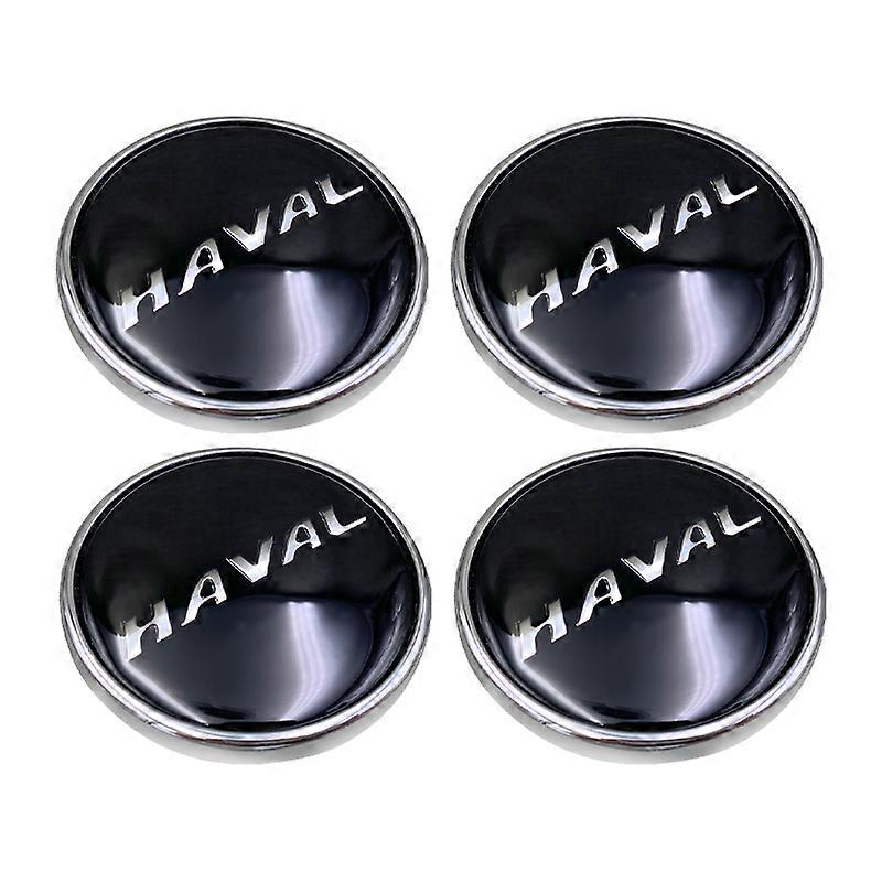 For Haval F7 F7x 2019 2020 2021 4pcs Abs Car Wheel Center Hub Cover Badge Logo Caps Dust-proof Emblem Sticker Car Accessories