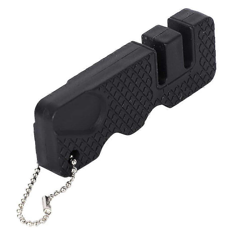 Sharpener, 2 Stage Sharpener Safe Sharpening Tool For Sharpening Kitchen Knives(2pcs, Black)