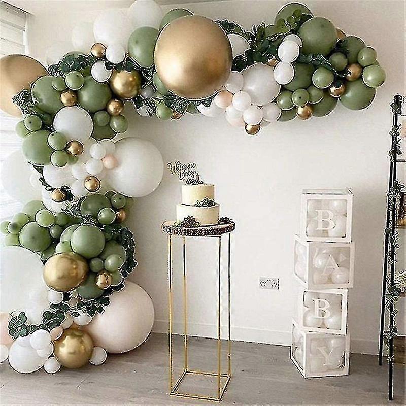 Green Balloon Wreath Arch Kit