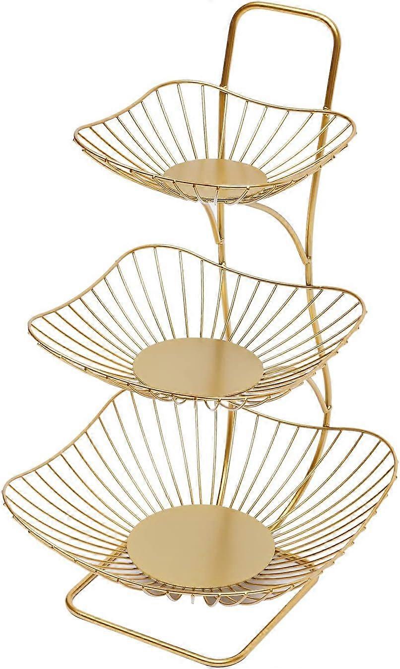 Tiered Fruit Display Stand, Decorative Basket