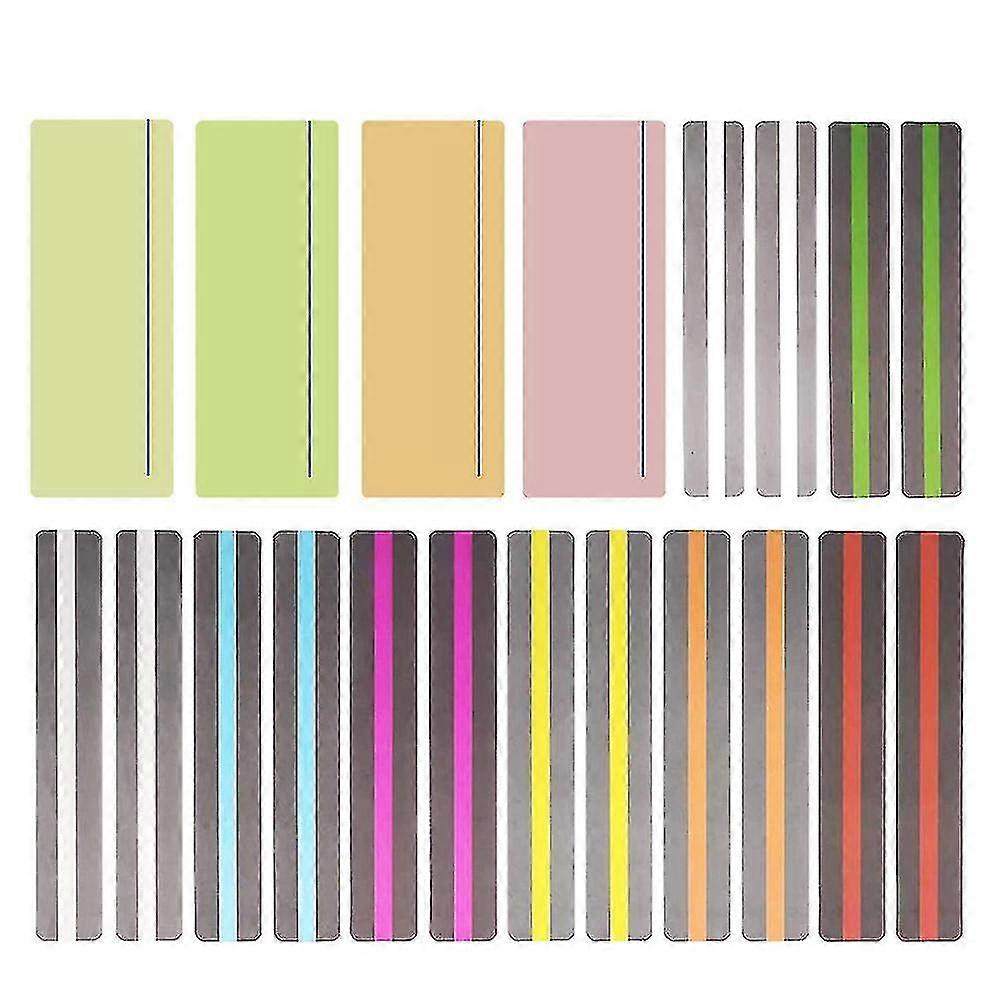 20 Pack Reading Guide Strips Colored Overlay High Bookmarks Reading Tracking Rulers For Childr