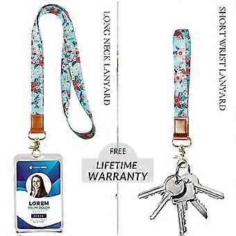 Halsband Schlsselanhnger, Lange Lanyard Riemen Schlsselanhnger Halter  fr Frauen Mnner Autoschlssel ID Badge | Fruugo DE