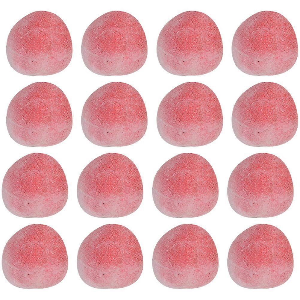 100pcs Artificial Fake Peach Models Desktop Peach Models Simulated Tiny Peach Decors