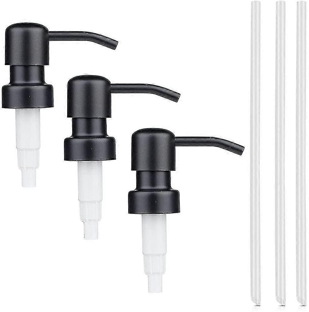 3 Pieces Replacement Pump, Stainless Steel Soap Pump, Soap Dispenser Pump Head
