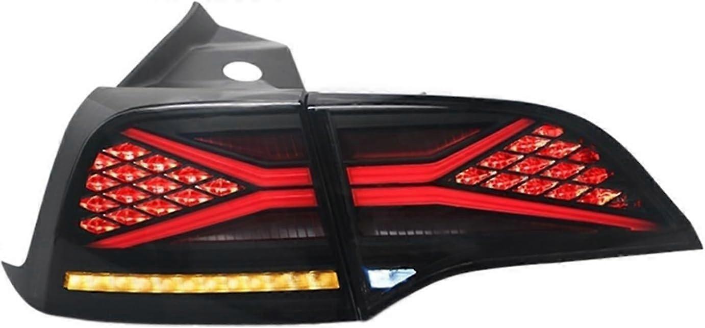 LED Tail Light Running Light Brake Reverse Lamp Dynamic Turn Signa Compatible with Tesla Compatible with Model 3