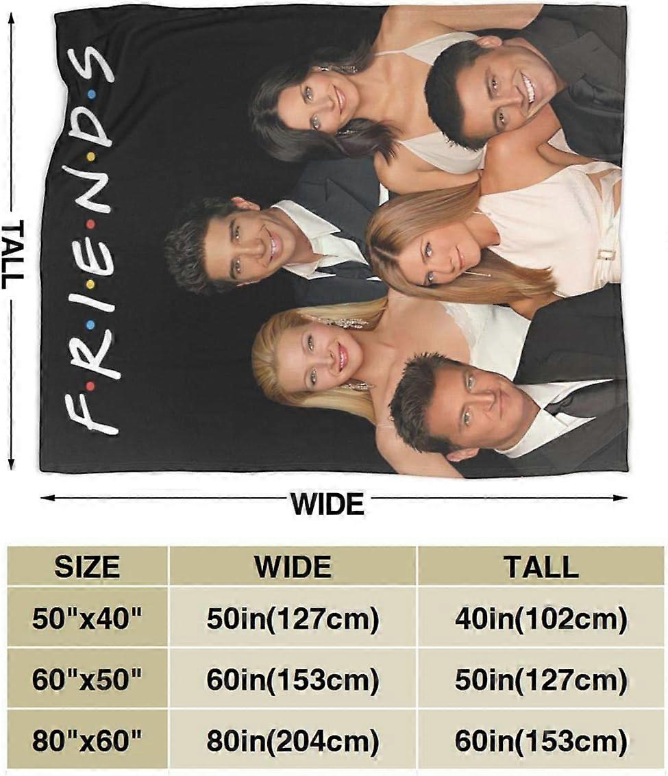 أصدقاء برنامج تلفزيوني بطانية سوبر لينة من الصوف رمي البطانيات للفراش أريكة غرفة نوم بطانيات غرفة المعيشة ديكور -V336-R358