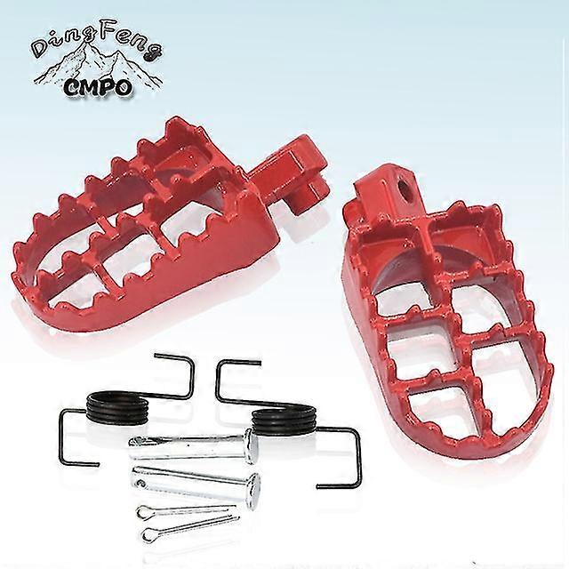 Moottoripyörän jalkatapit, tukijalat, jalkatapit Yamaha Pw50, Pw80, Xr50r, Honda Crf50, Crf70, Crf80, Crf100f maastopyörille, yleiset jalkatuet