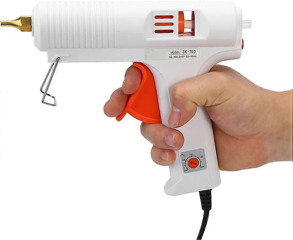 Hot Glue Gun, Adjustable Temperature Melting Gun Trigger Gun, Flexible Full Size for DIY Crafts and Quick Repair