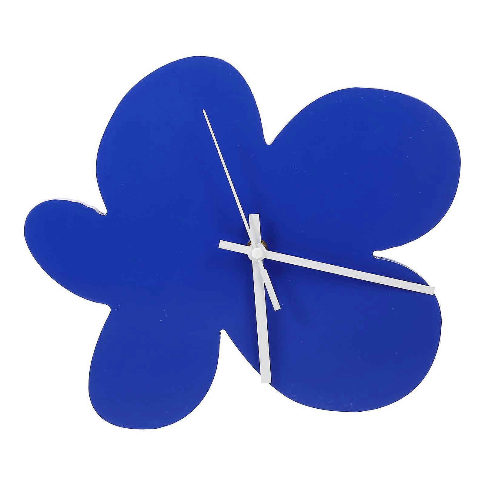 Floral Decor Kitchen Clock Decorative Wall Clock Vintage Wall Clock Flower Shaped Wall Clock