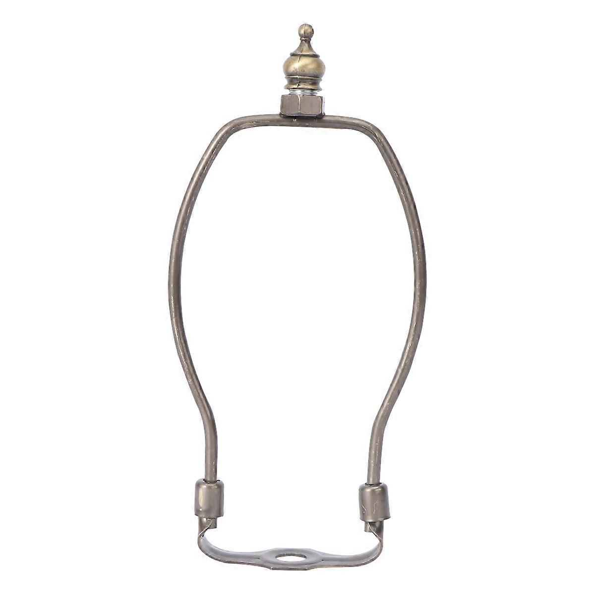 1Pc Lamp Horn Frame Lampshade Bracket Useful Light Fittings (7 Inch, Bronze)