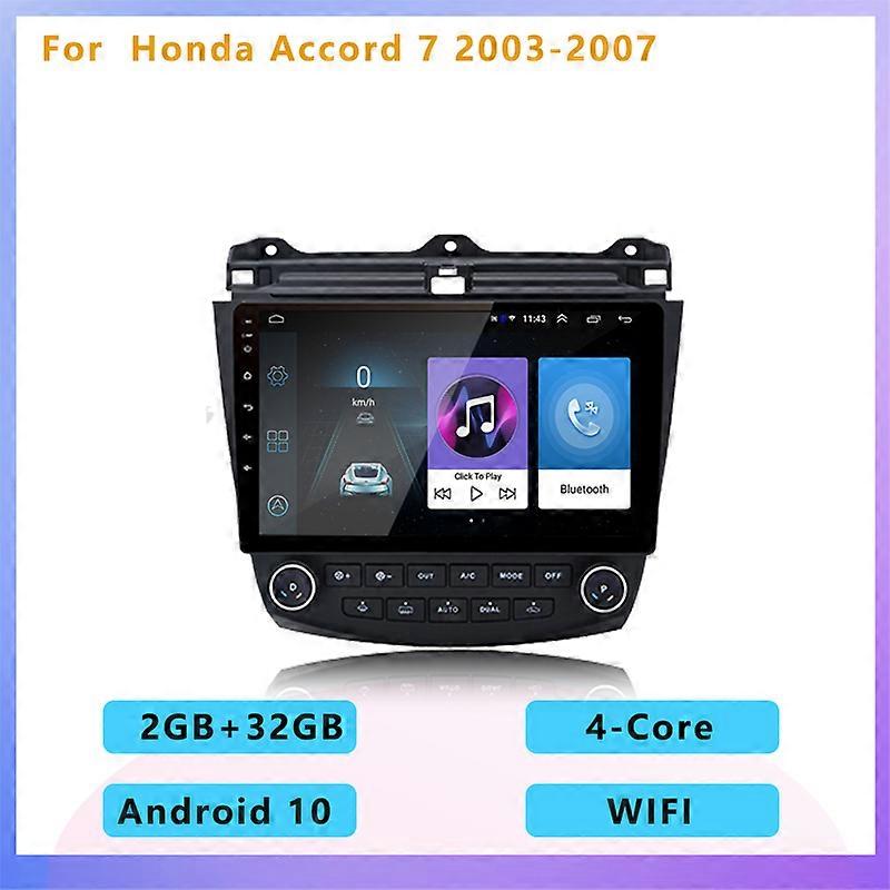 2din Android 10 car radio multimedia video player Carplay Auto GPS navigation no dvd for Honda Accord 7 2003 2004 2005 2006-2008