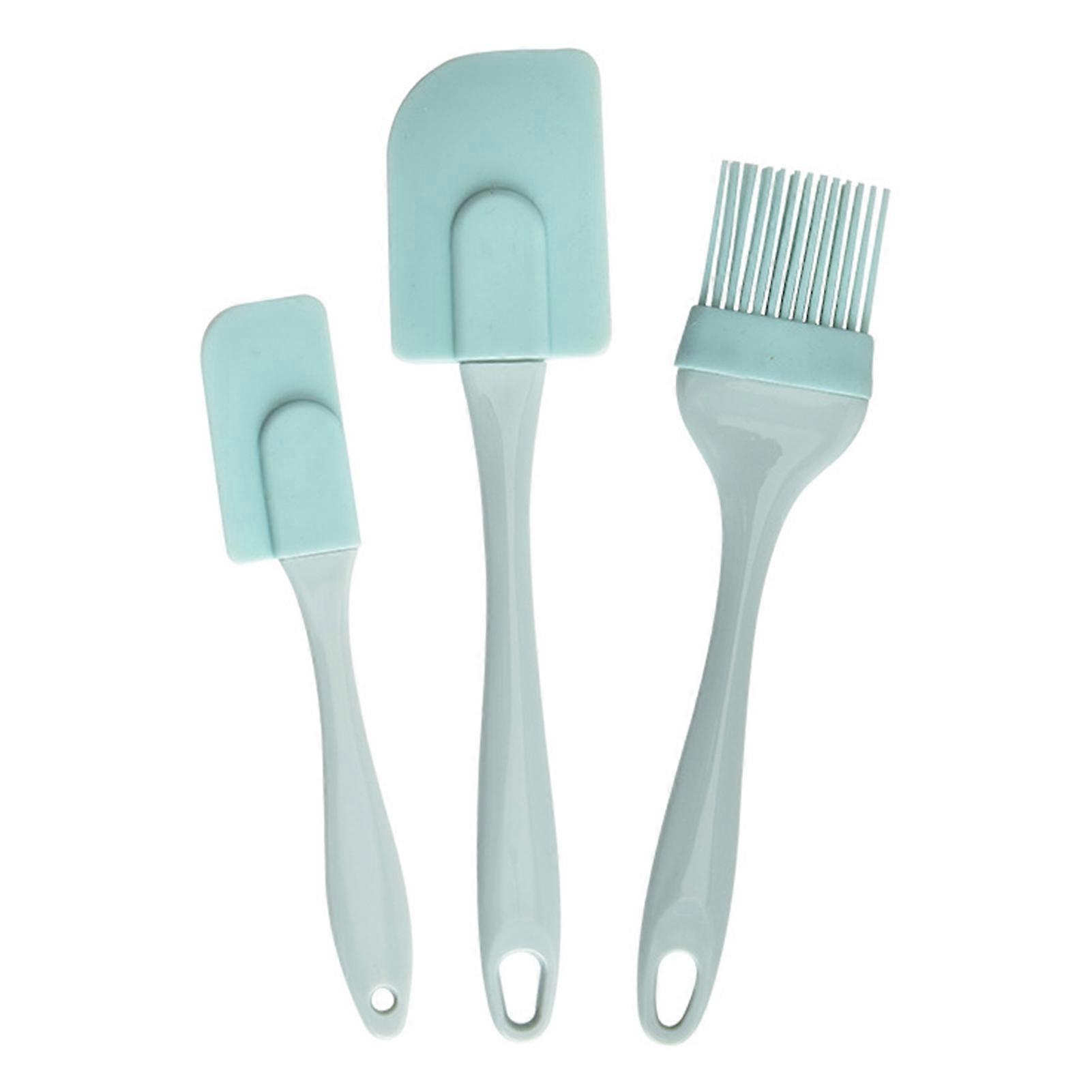 3Pcs/Set Cake Butter Spatula Kit Portable Multi-functional Convenient Brush Dining Mixer Tool for Home