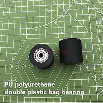 Försäljning 626 698 Pu Polyuretan Plastpåse Dubbellager Guide Remskiva Hjul Nylon Platen Roller Bk3030 5 * 6 * 7 * 8 * 10 * 30 * 30 Mm