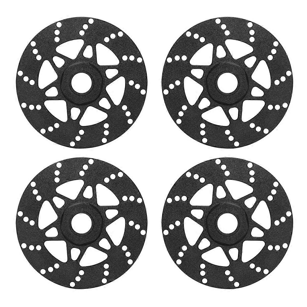 4pcs Whirlwind Brake Disc Wheel Hex Hub 17mm for Arrma 1/7 Infraction Limitless Felony 1/8 RC Upgrade Parts Black
