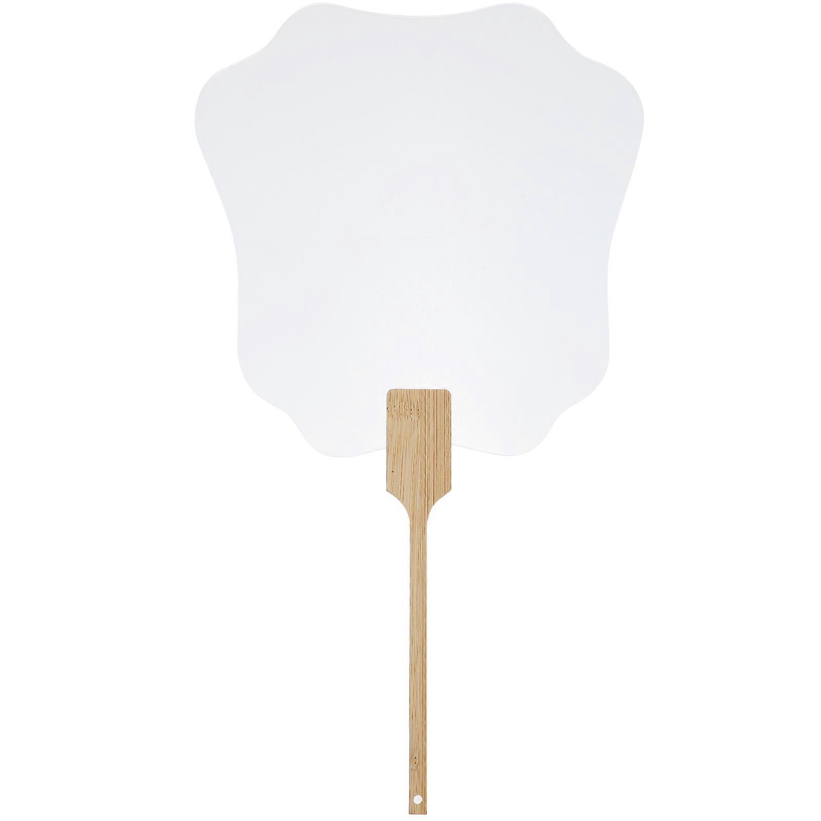 Transparent DIY Hand Fan Blank Graffiti Fan Handcraft Accessory Paintable Acrylic Hand Fan