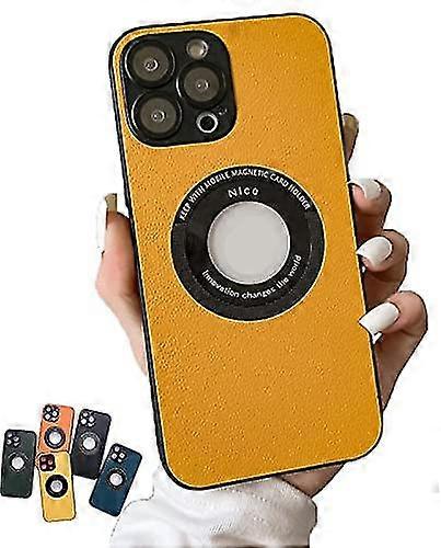 Magsafe Magnetic Charging Leather Phone Case Compatible With Iphone 13 Pro Max/13 Pro/13