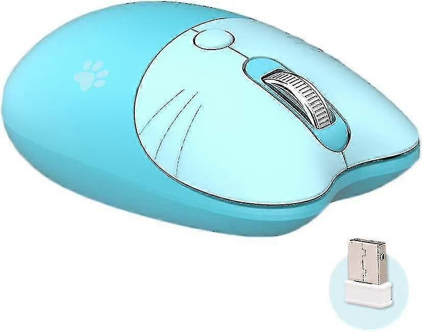 Wireless Mouse 2.4g Cartoon Silent Mouse Home Office Essential