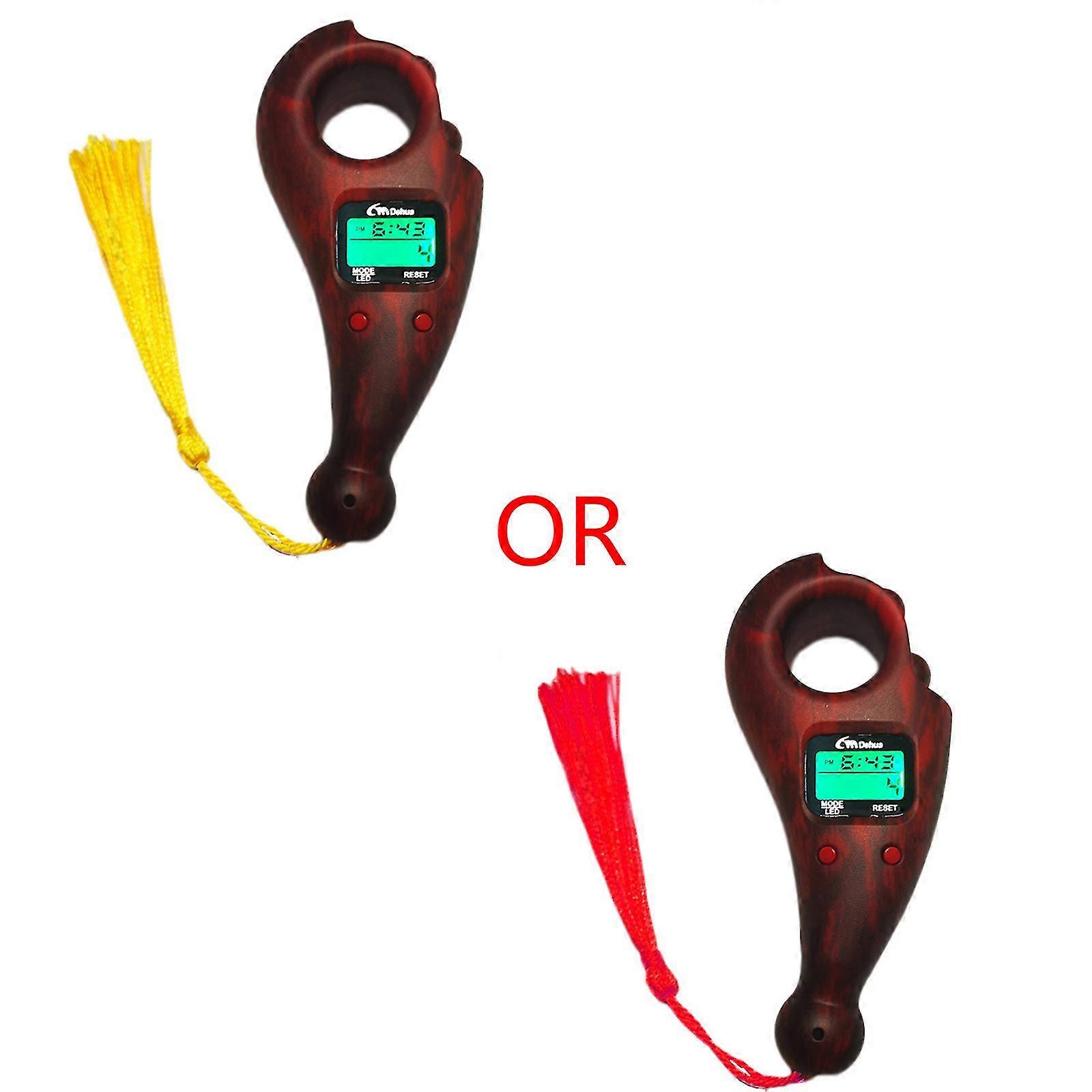 Buddha Beads Digital Finger Counter With Lcd Display Portable Rotating Prayer