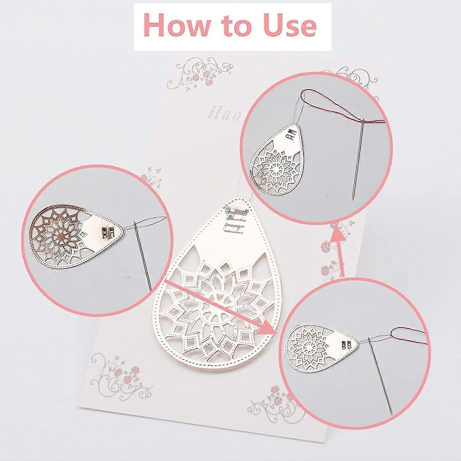 Sewing Needle Threaders,needle Threaders,easy Insert Needle Threader For Hand Sewing, Needle Threaders Hand Machine Sewing Tool(5 Pcs, Rose Gold)