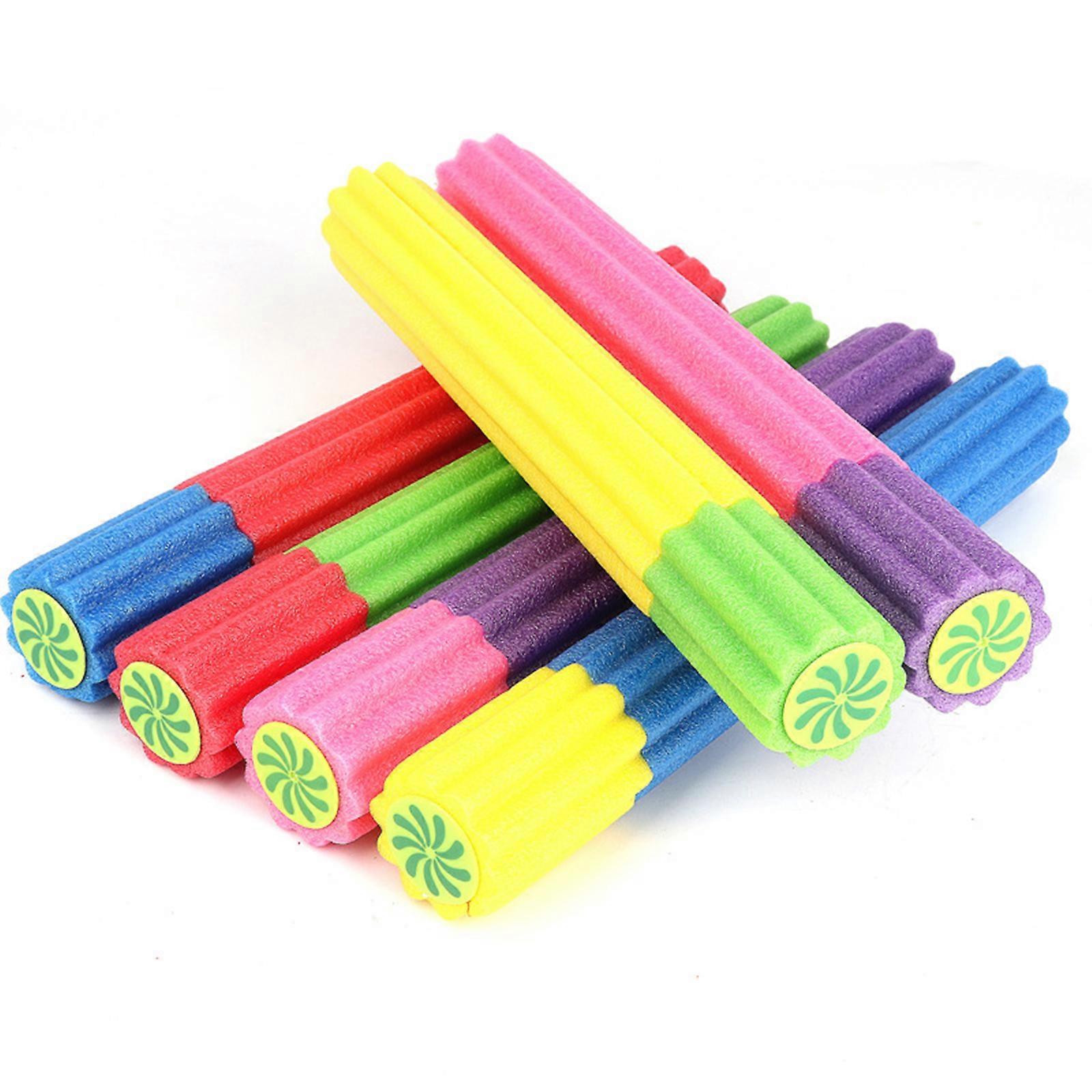 6 Pack Foam Water Guns - Colorful Pool Toys Set for Summer Fun