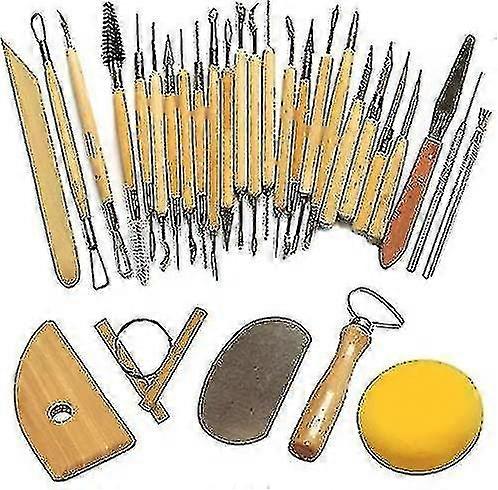Pottery Tool Clay Sculpting Tools Chisel For Potter/ceramic Artist Kit 30 Pcs-t