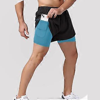 Short De Sport Homme épais Avec Taille élastique - Tissu Bouclette, Poches, Pour Tennis, Running, Extérieur