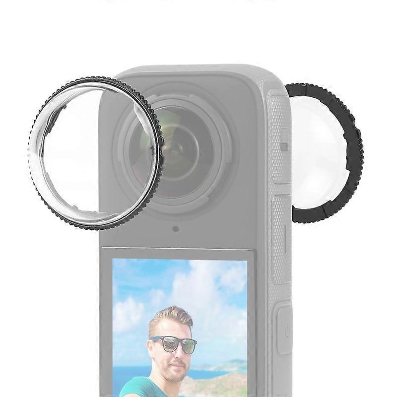 Panoramic Camera Guards Protective Cover Transparent Lens Cap Replacement For Insta360 X4 Accessories