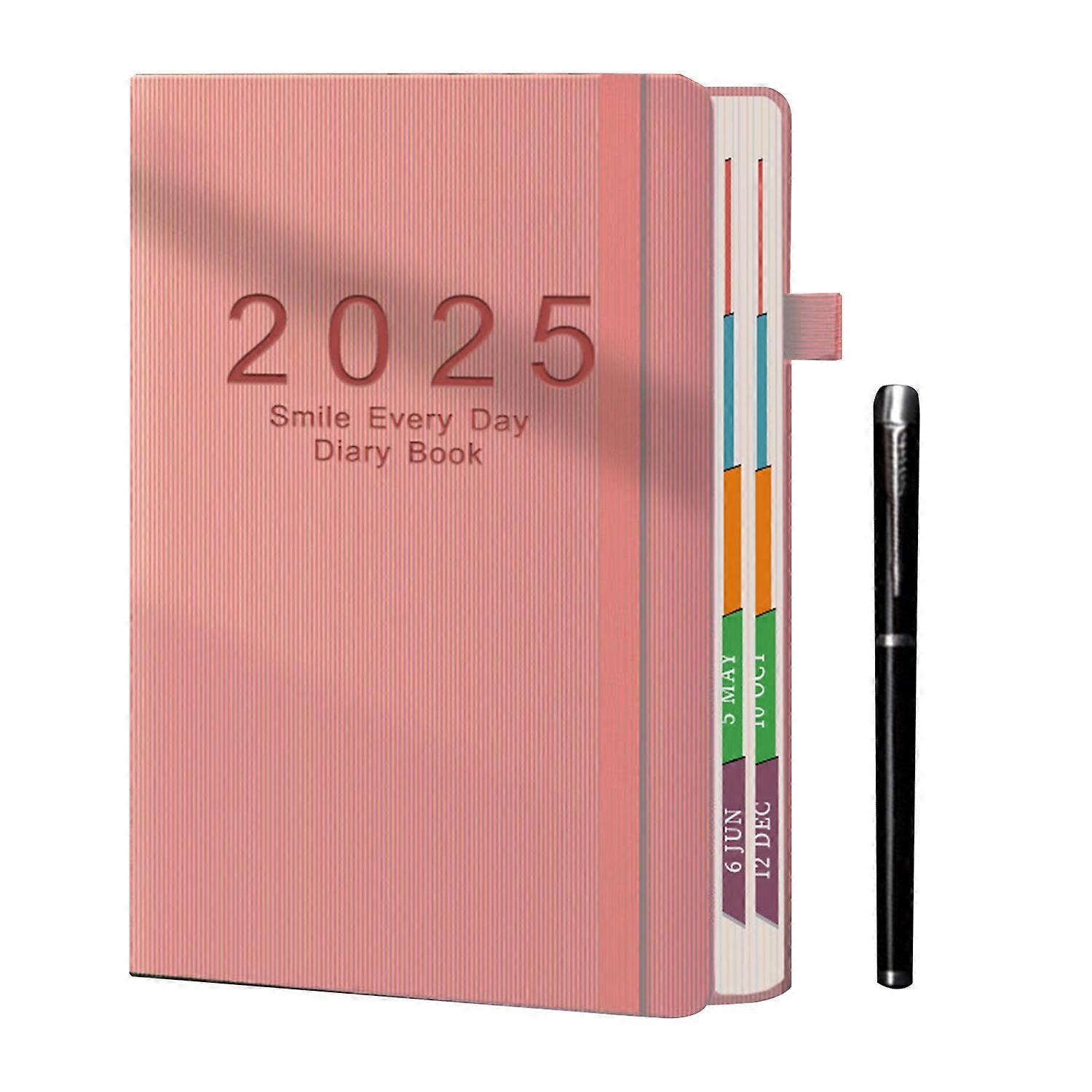 2025 Daily Planner One Page Per Day Jan-Dec A5 Day Planner 2025 Daily Calendar Monthly Tabs