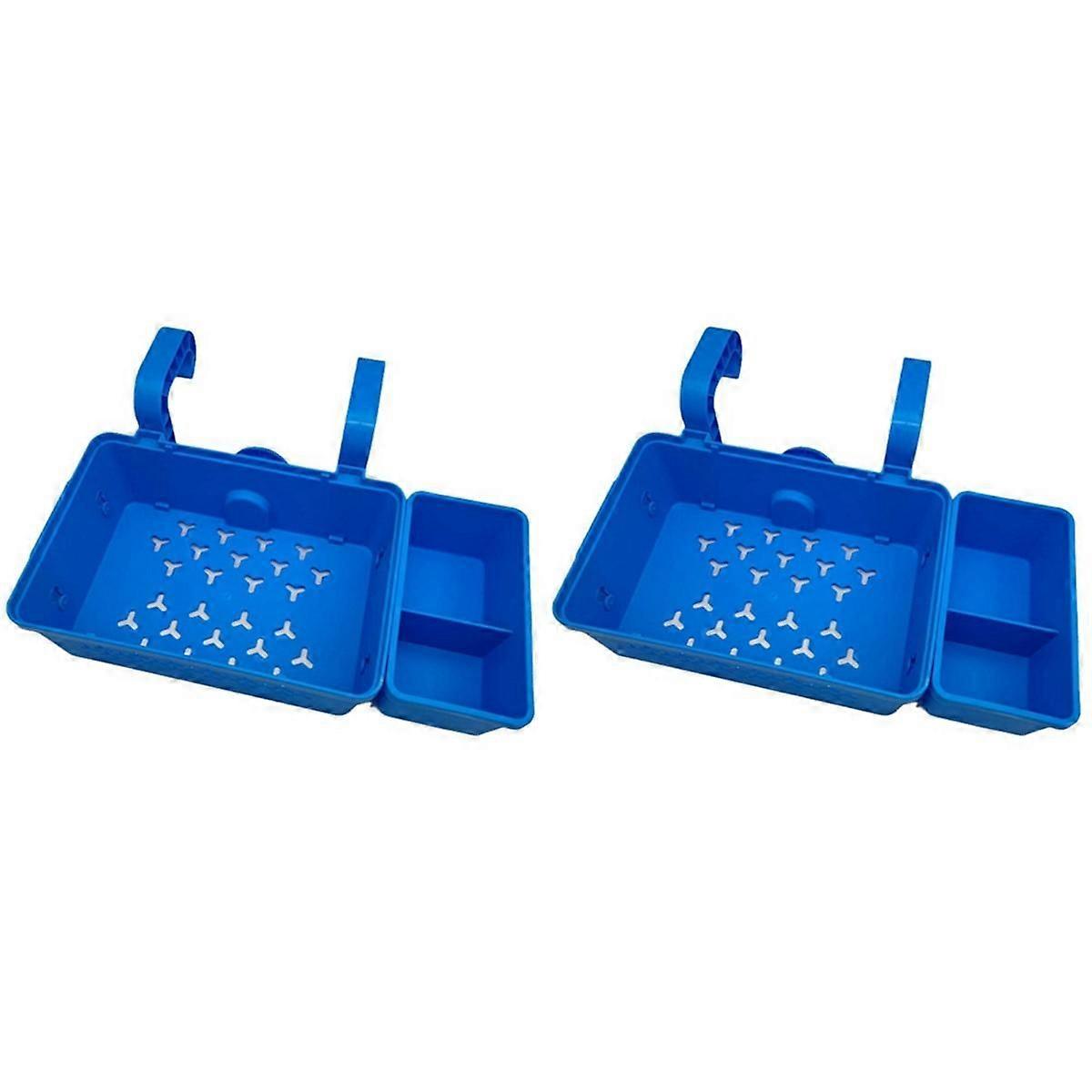 Poolside Storage Basket, Pool Storage Basket with Pool Cup Holder,Pool Storage Bin Containers Fits for Most Frame Pools