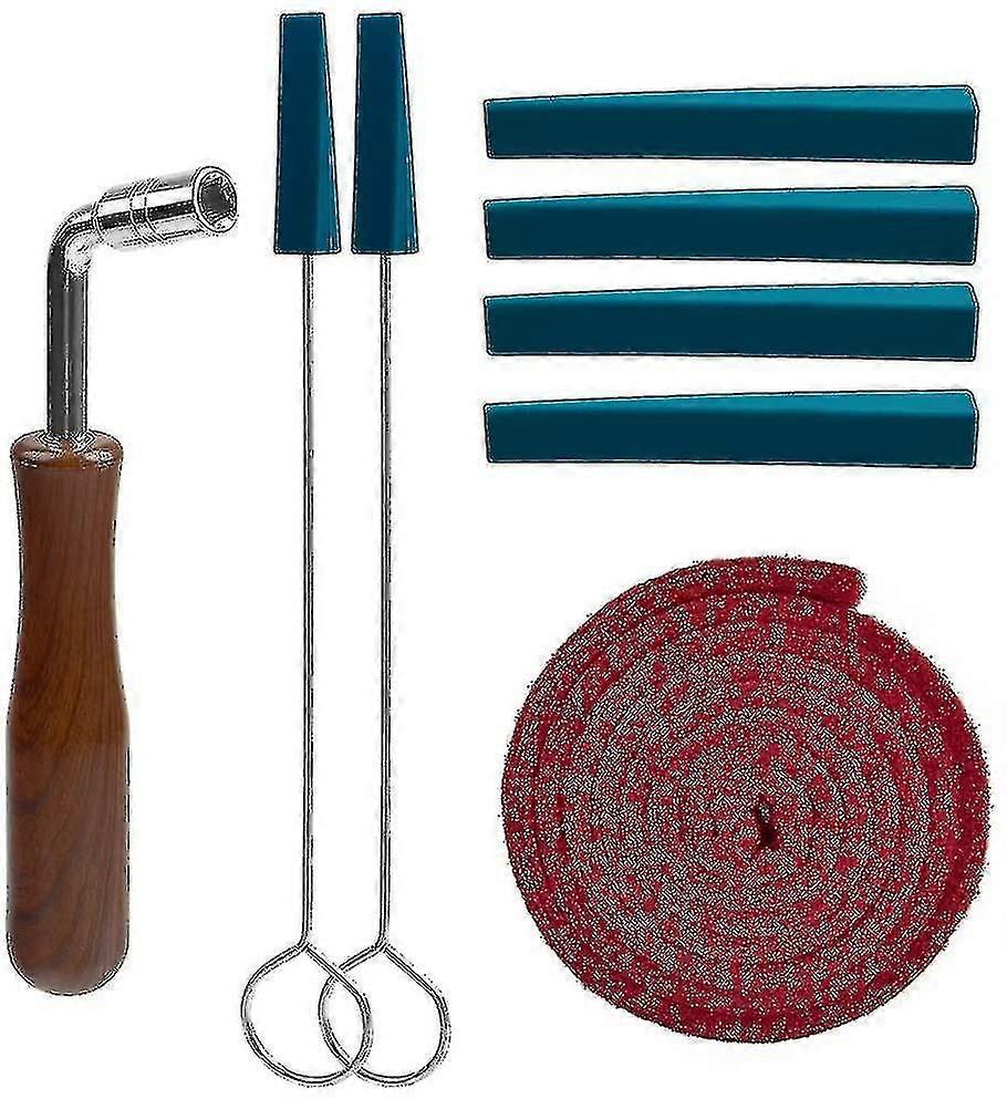 Piano Tuning Kit, Professional Piano Tuner Kit Including Tuning Wrench Hammer, Temperament Strip, Mute Kit, Piano Diy Fixing Set (8 Pcs In Pack)