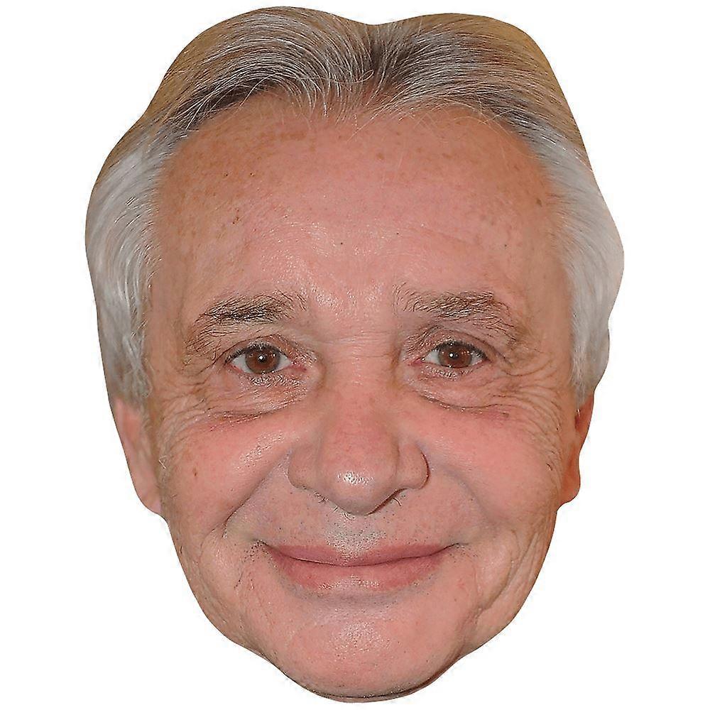 Michel Sardou (Smile) Celebrity Mask, Flat Card Face