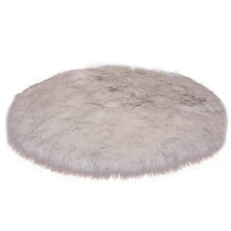 Nail Table Fuzzy Carpet, Non-slip Fuzzy Round Carpet Plush Carpet,3566