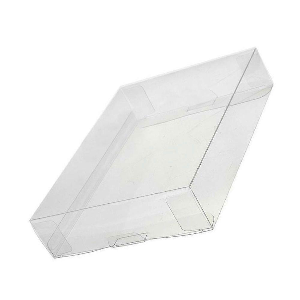 10Pcs/Lot Clear PET Plastic Box Protector Case Sleeves Cover for SNES N64 CIB Boxed Games Box