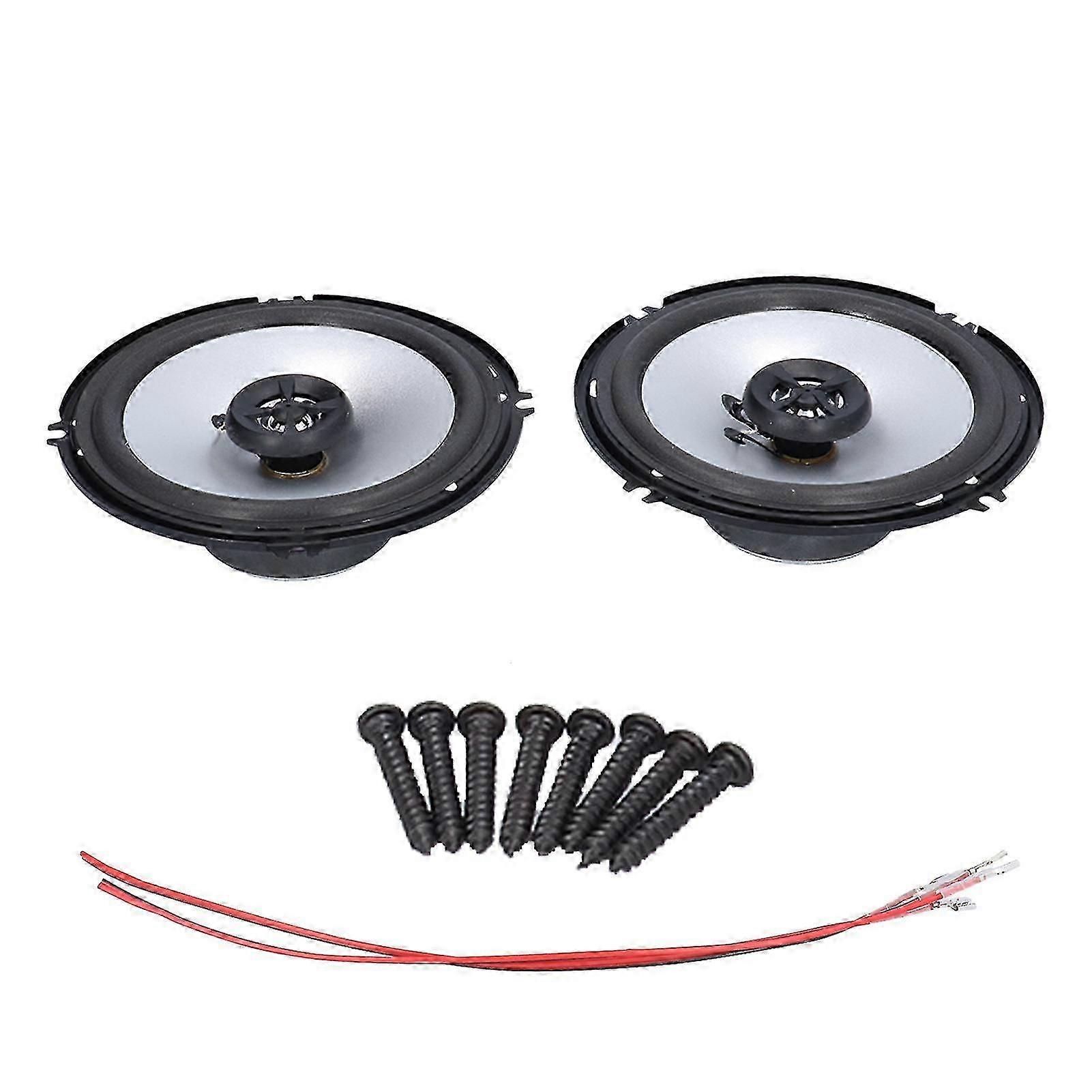 2PCS 6.5in Car Speaker Coaxial 120W High Power 91Db Audio Sensitive Auto Modification