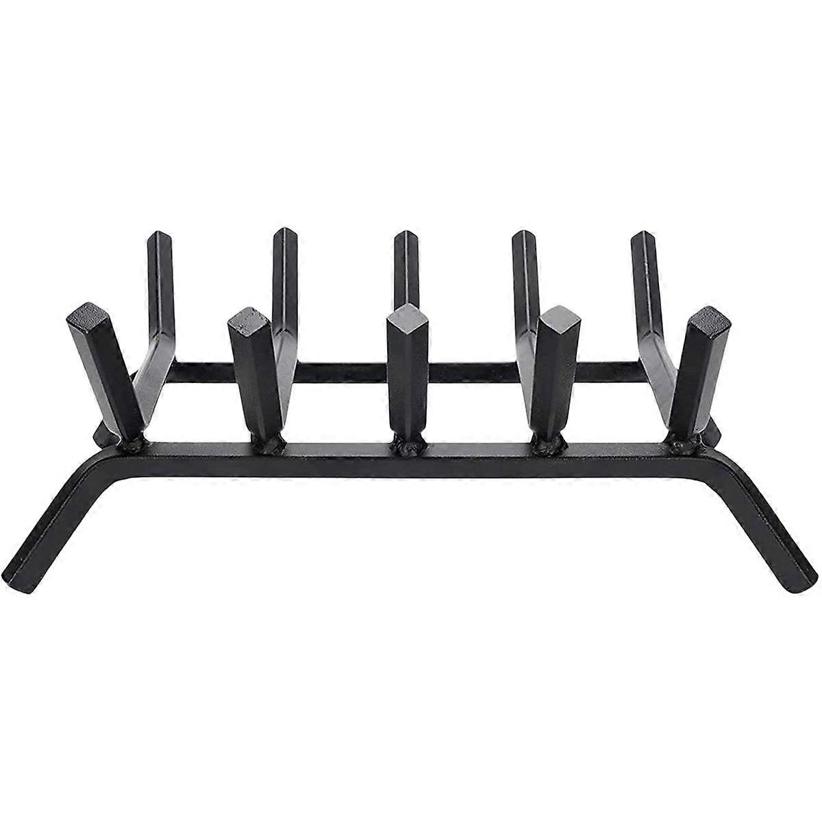 暖炉火格子ソリッドスチールヘビーデューティー薪薪燃焼ラック屋外用火格子 キンドリングツールピット屋内暖炉ログホルダー錬鉄W