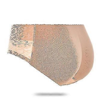 Mulheres Acolchoadas Push Up Calcinha Butt Lifter Shaper Fake Ass XL Cintura Baixa 188bege