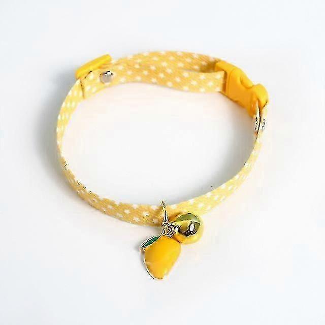 Cat Collar with Pendant, Safety Adjustable Cat Collars Set M Size