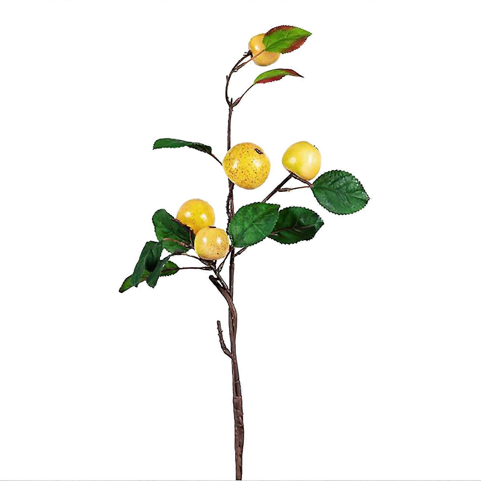 Apple Branch Simulation, Leaves & Fruit