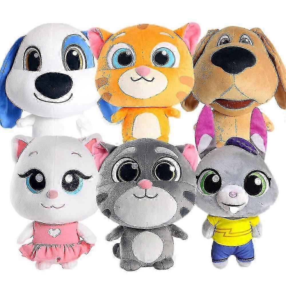 Adorable Talking Tom Cat Plush Doll Soft Stuffed Toy Kid Hugging Pillow Gift-1 V