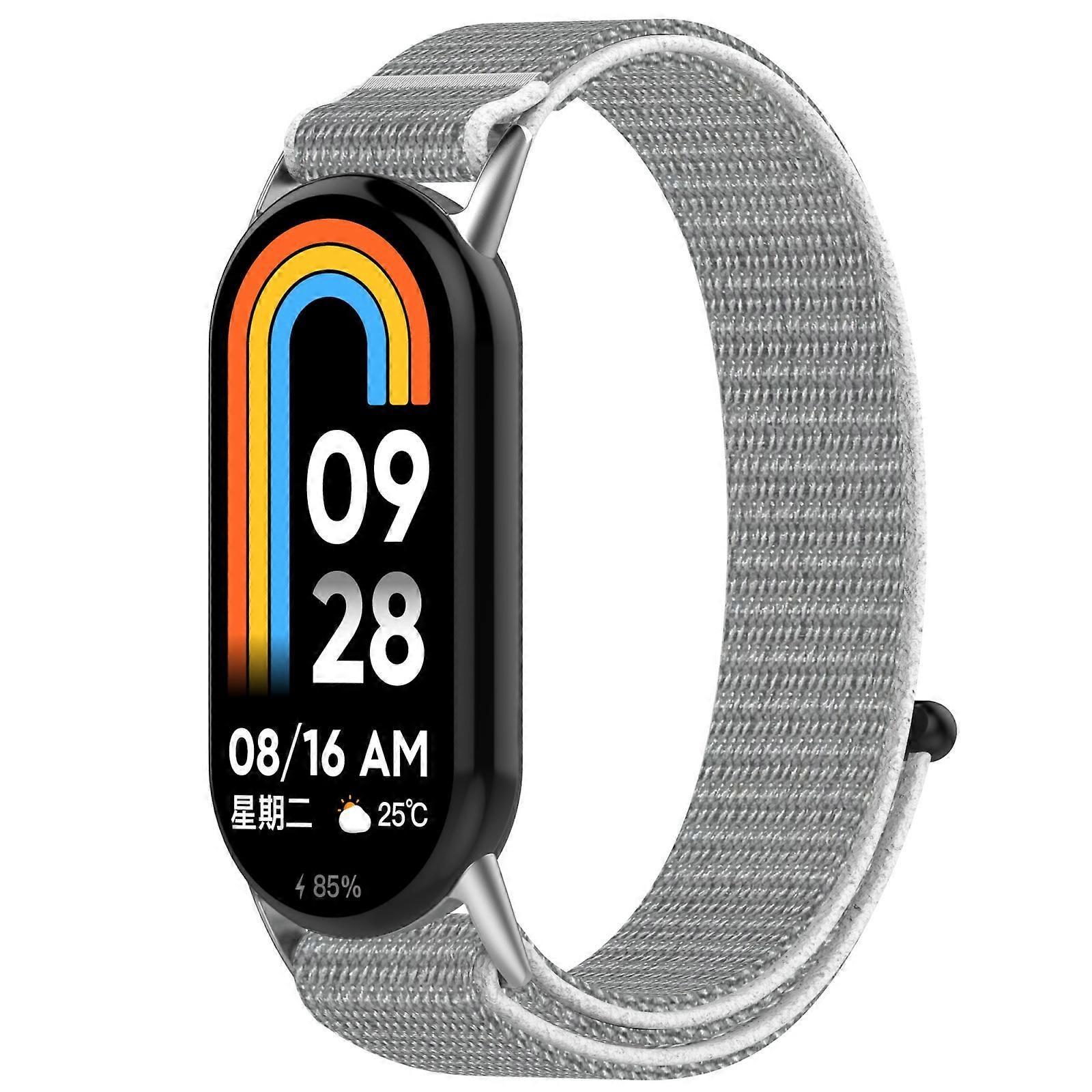 Loop Nylon Hook and Loop Fastener Watch Band For Xiaomi Smart Band 9 / 9 NFC / 8 / 8 NFC