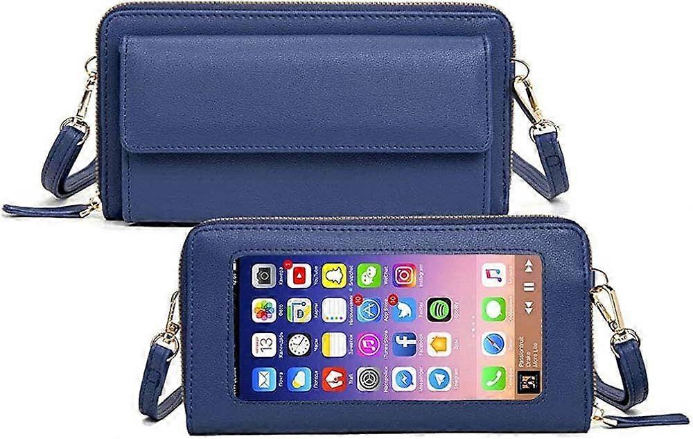 حقيبة هاتف خليوي صغيرة Crossbody Shoulder للنساء ، حقائب الهاتف المحمول حامل بطاقة محفظة محفظة وحقائب يد