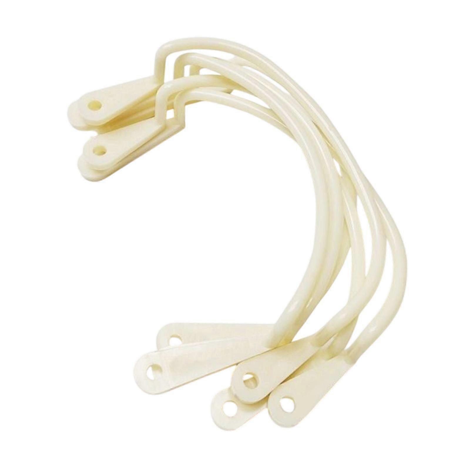 6x Pool Table Pockets Fixator Easy Installation Billiards Supplies for Homes White PP