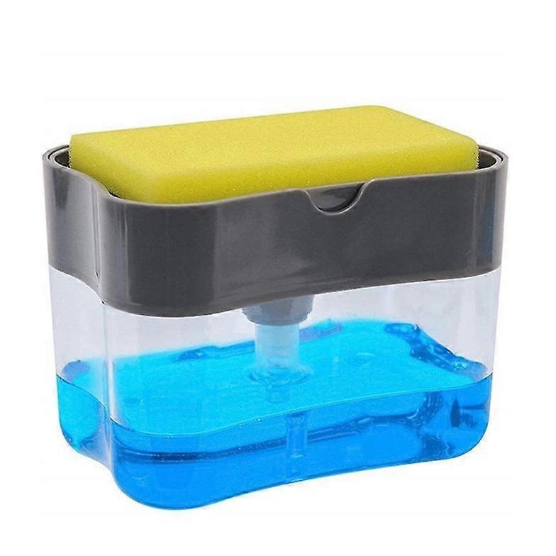 1 Set Soap Box Kitchen Automatic Dispenser Detergent And Liquid Box Sponge
