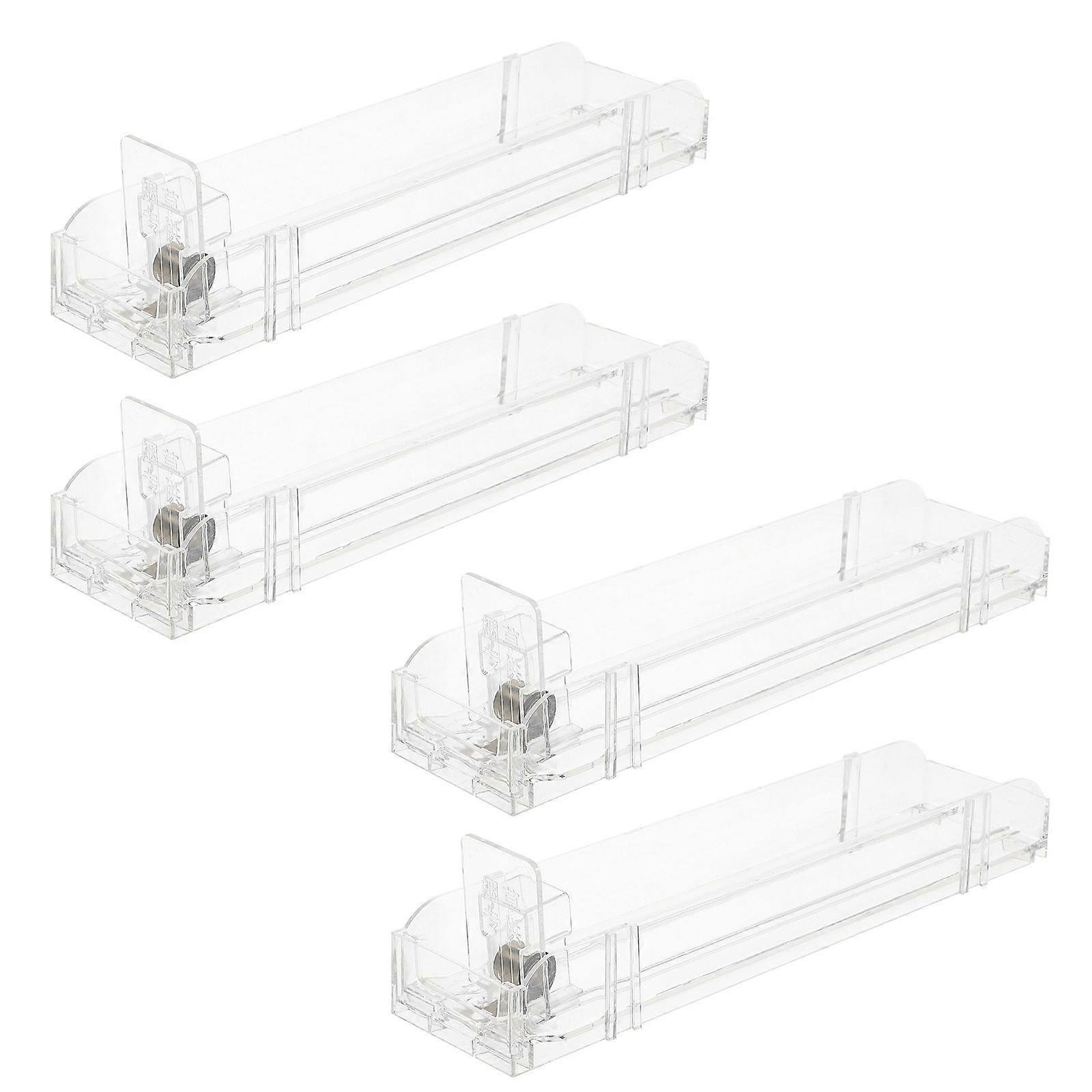 4pcs Auto-push Cigarette Holder Cigarette Display Rack Practical Cigarette Pusher