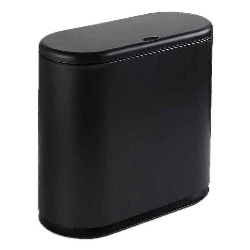 AS 10L Oval Trash Can Wet and Dry Classification Waste Bins Press Type Slot Sanitary Bucket with Lid